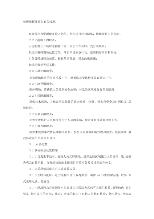 触电事故应急预案及处置方案.docx