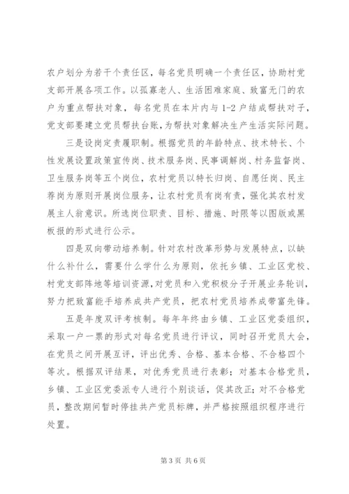 “五制五卡”党员管理方案.docx