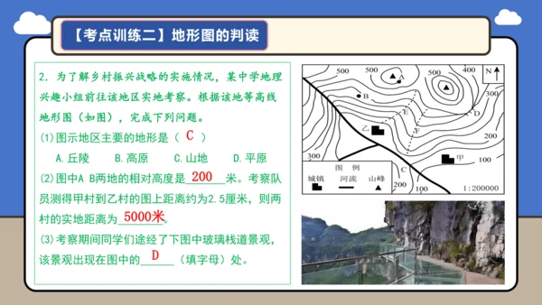 【学霸提优】 第二章  地图（复习课件35张）-人教版（2024）七年级地理上册