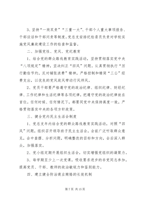 学校党风廉政建设责任书 (4).docx