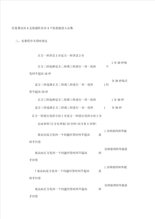 学校辩论赛策划方案3篇