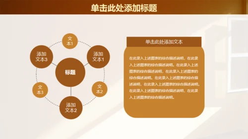 一扇窗阳光照射工作报告通用PPT模板