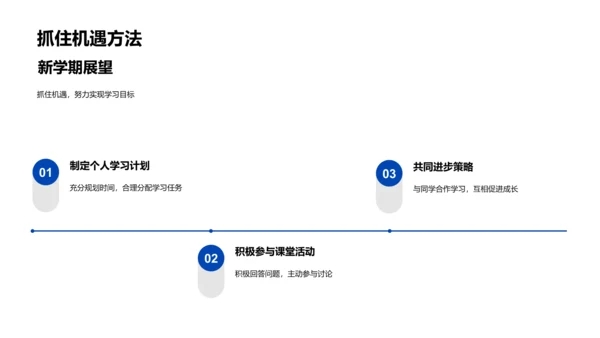 新学期学习计划PPT模板