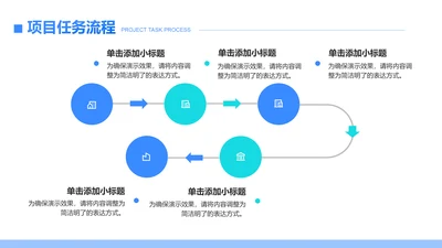 创意风任务流程PPT流程图