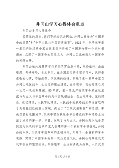 井冈山学习心得体会重点_1.docx