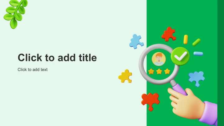 绿色卡通风职业规划书PPT