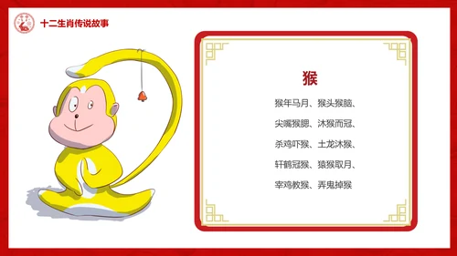 十二生肖介绍ppt模版