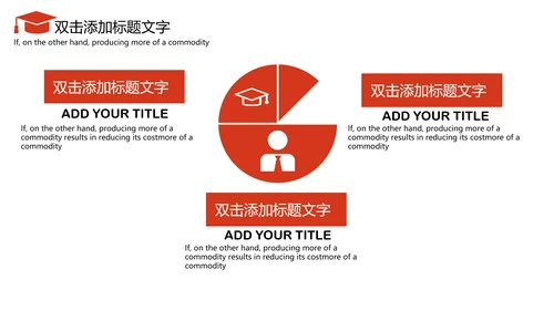 红色大学生职业规划PPT