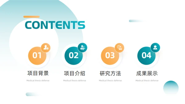 绿色医疗风医学临床研究报告通用PPT模板