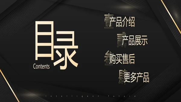 几何高级商务风产品发布会PPT模板