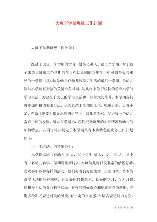 大班下学期班级工作计划.docx