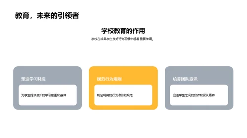 塑造三年级行为习惯