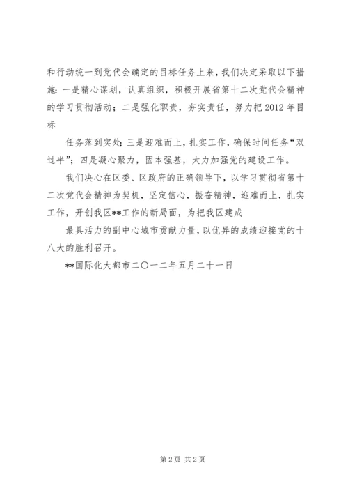 省第十二次党代会精神传达提纲 (5).docx