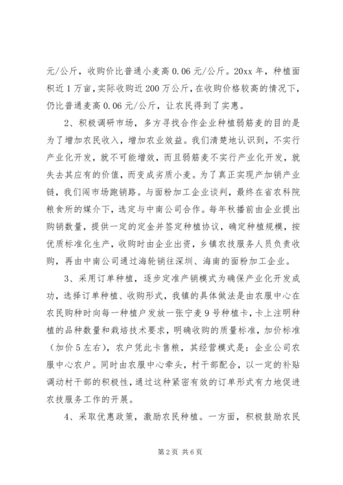 发展弱筋麦产业促进农业增收增效 (3).docx