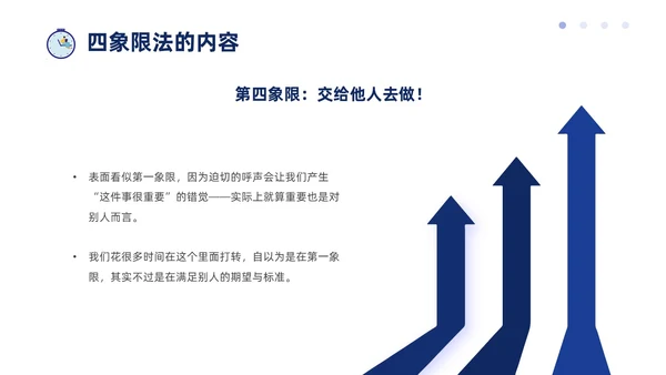 蓝色插画扁平商务时间管理PPT课件