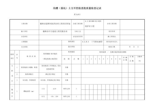 排水涵管单元工程质量验收评定表.docx