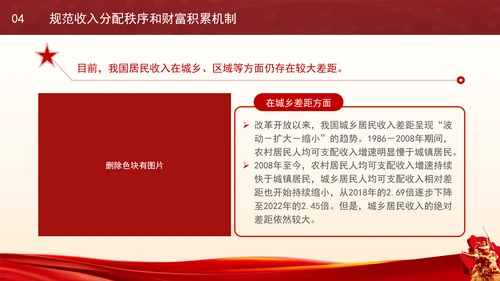 二十届三中全会经济关键词解读完善收入分配制度党课PPT