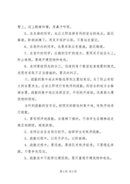 防震应急安全演习预案_1.docx