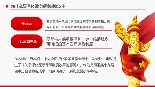 解读关于深化医疗保障制度改革的意见PPT课件