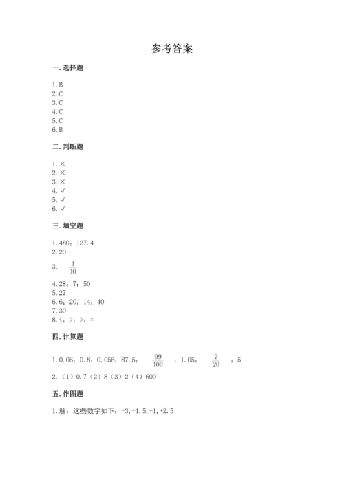小学数学试卷六年级下册期末测试卷精品（满分必刷）.docx