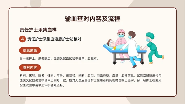 红色扁平插画输血安全管理PPT培训课件护理安全管理