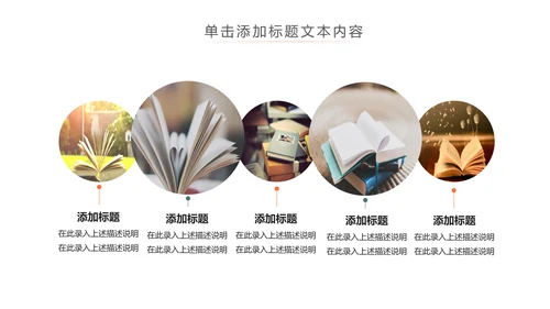 图书馆读书阅读书香文化教育培训PPT模板