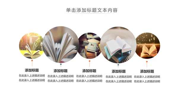 图书馆读书阅读书香文化教育培训PPT模板