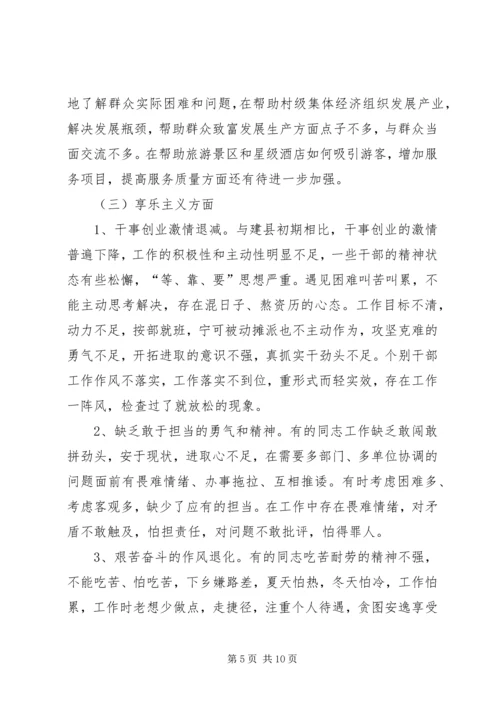 党的群众路线教育实践对照检查材料.docx