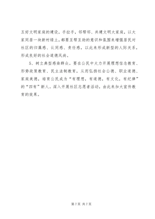 社区文明创建工作计划 (4).docx