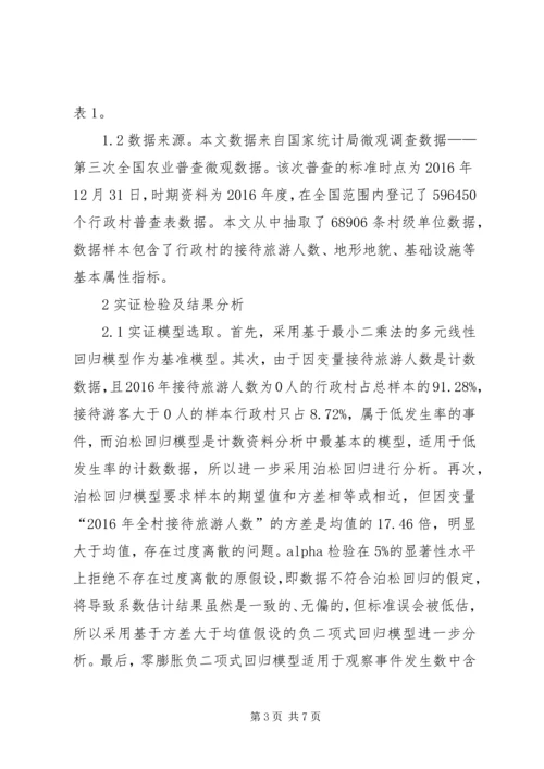 农村人居环境对乡村旅游的辐射效应.docx
