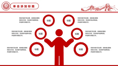 八一军队部队工作汇报动态PPT