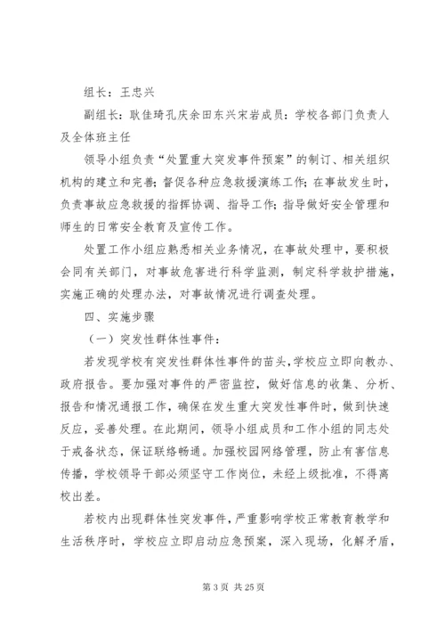 处理突发事件应急预案.docx