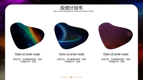 简约商务风创业投资计划书通用PPT模板