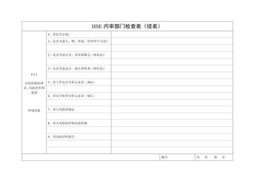 内审检查表-综合档案室.docx