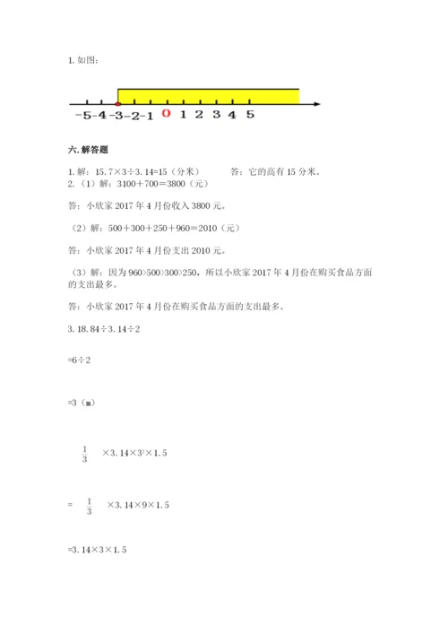 邯郸市小升初数学测试卷及参考答案一套.docx