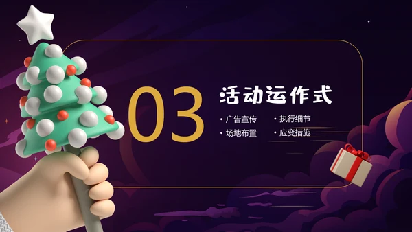 圣诞节活动策划平安夜活动策划通用PPT模板