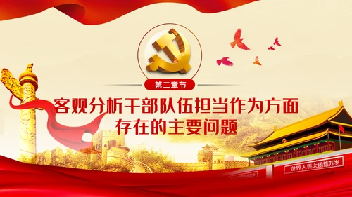 争做担当作为干事创业的党员领导干部PPT党课