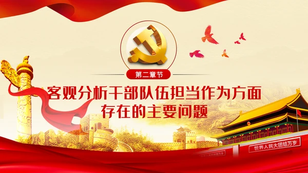 争做担当作为干事创业的党员领导干部PPT党课