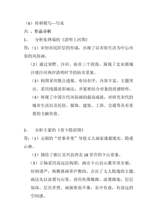 2023年美术教师招聘考试预测试题.docx