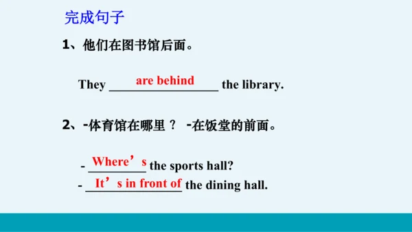 【轻松备课】外研版初中英语七年级上Module 3 Unit 2教学课件