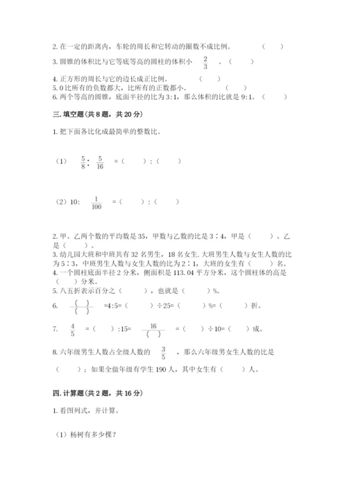 甘德县六年级下册数学期末测试卷（精品）.docx