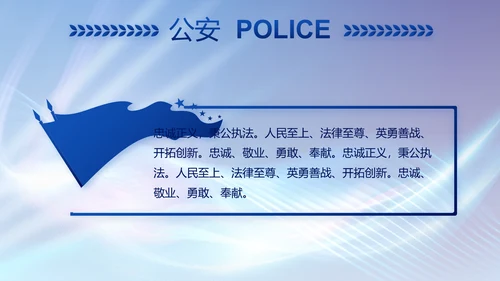 大气公安年终工作总结新年计划PPT
