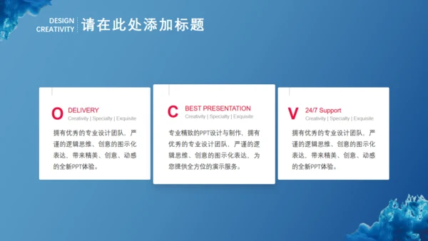 欧美风微立体商业计划书通用PPT模板