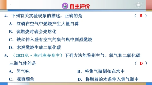 2.2氧气 第1课时氧气的性质 课件(共29张PPT内嵌视频)---2023-2024学年九年级化学