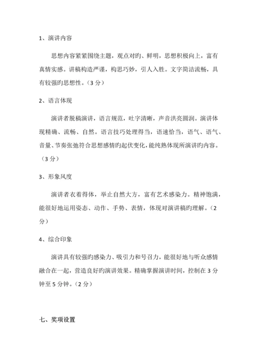 阳光校园·我们是好伙伴演讲比赛活动方案.docx