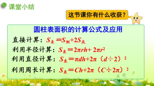 圆柱的表面积（课件）-六年级下册数学人教版(共49张PPT)
