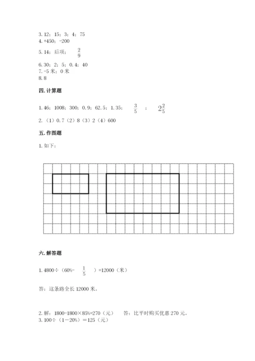 冀教版小升初数学模拟试卷附答案（基础题）.docx