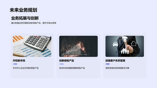 保险部门年度总结PPT模板