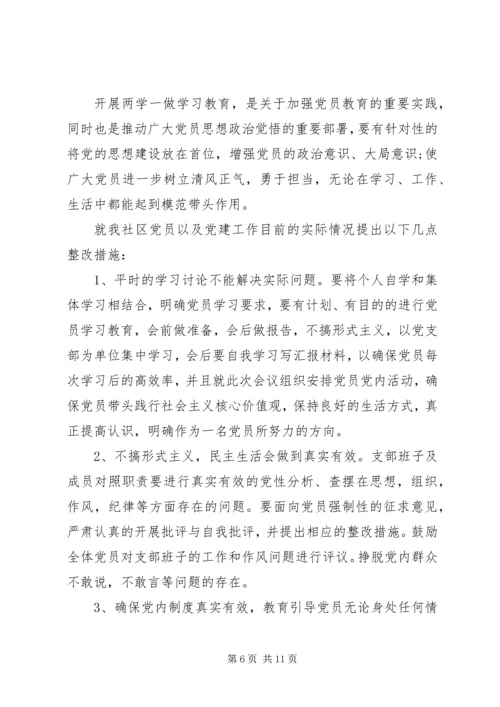 社区党员学习记录.docx