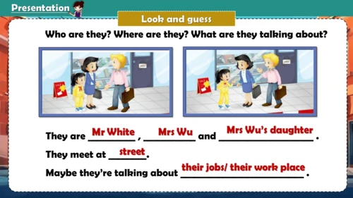 Unit4 Where do you work.lesson19-20课件（共18张PPT，内嵌音视